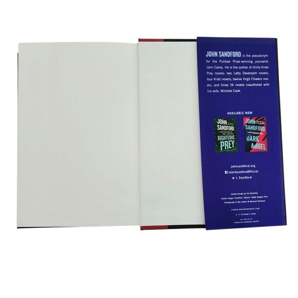 Judgement Prey Novel John Sanford Hardcover Murder Mystery Crime Thriller - Picture 8 of 12